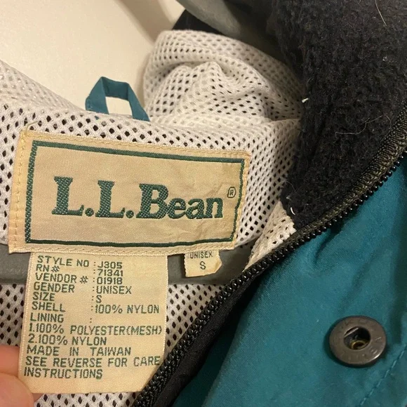 VTG L.L. Bean Parka Windbreaker Jacket, Unisex S - Picture 3 of 9